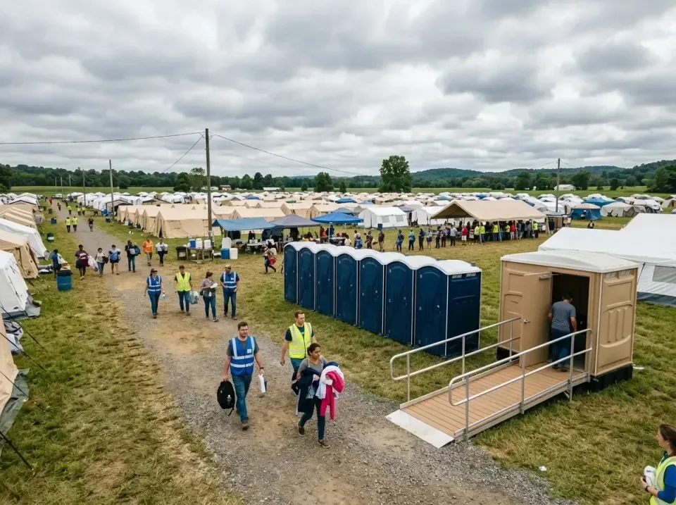 disaster-relief-camp-restrooms-010 — frequently asked questions, Dumpster & Portable Bathrooms Rental in White River Junctio…